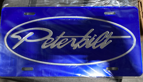License Plate Frame Blue