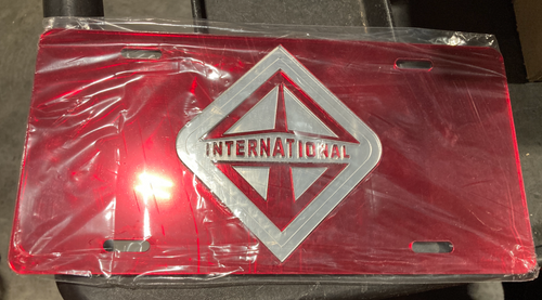 License Plate Frame Red