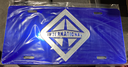 License Plate Frame Blue