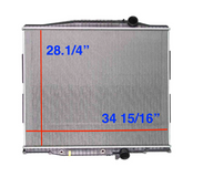 Radiator Plastic Tank Aluminum Core fits Volvo VHD