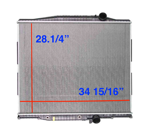 Radiator Plastic Tank Aluminum Core fits Volvo VHD