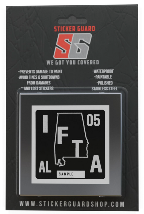 IFTA Decal / Sticker Guard Cover , set of 2