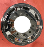 Aluminum Wheel, 22.5 X 8.25, 10 Hole,  7HH, Trapezodial, Polished Both Sides