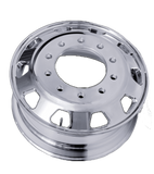 Aluminum Wheel, 24.5 X 8.25 10 Holes, 10HH, Trapezodial, Polished Both Sides