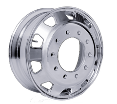 Aluminum Wheel, 22.5 X 8.25 10 Holes, 10HH, Trapezodial, Polished Both Sides