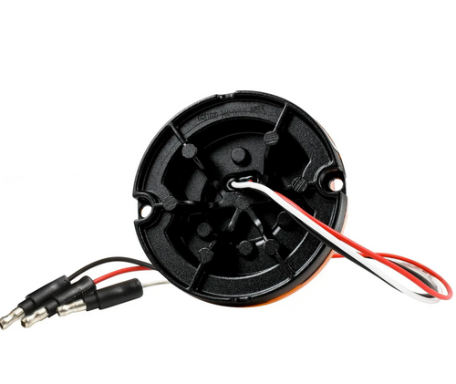 Amber/Amber  Super Star Watermelon Glass Lens Surface Mount LED Sealed Light