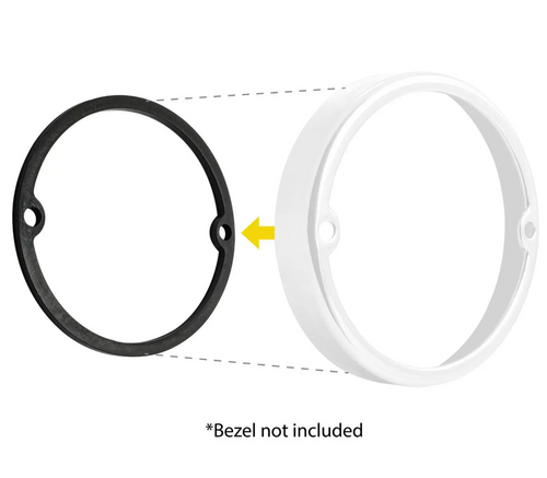 Grand General Black Flat Rubber Lens Gasket For GG Bezel