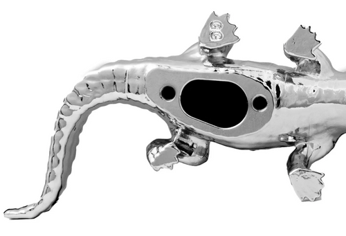 Wild Alligator Hood Ornament Chrome