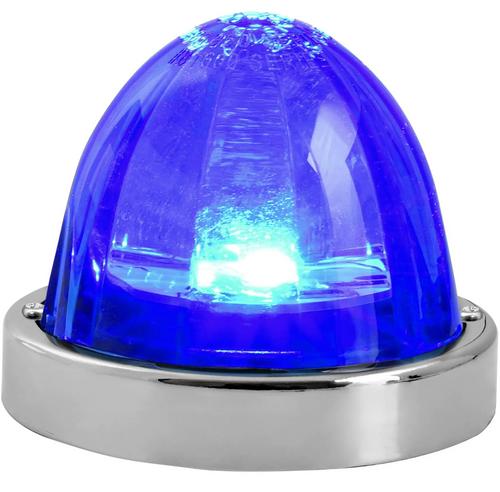 Blue/Blue Super Star Watermelon Surface Mount LED Sealed Light 12V