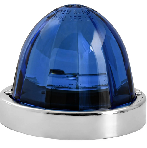 Blue/Blue Super Star Watermelon Surface Mount LED Sealed Light 12V