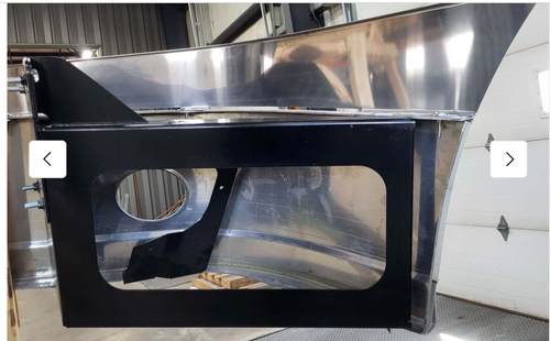 14" Chrome Clad Bumper fits Freightliner Cascadia CA-126 2018 and Newer, with Fog Light Holes