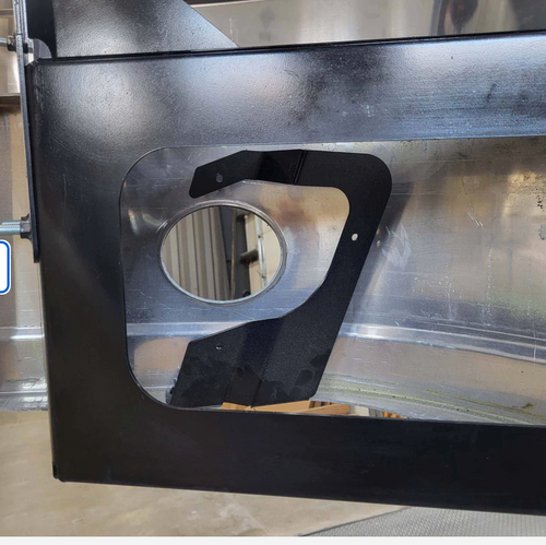 14" Chrome Clad Bumper fits Freightliner Cascadia CA-126 2018 and Newer, with Fog Light Holes