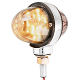 3" Watermelon Double Face High Power LED Pedestal Light Amber Smoke/Red Smoke