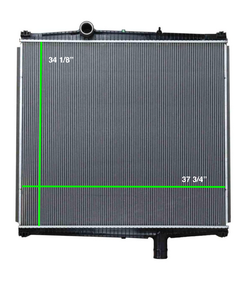 Radiator Plastic Tank, Aluminum Core fits Peterbilt 579 2019-2020 & Kenworth T680 2018-2020