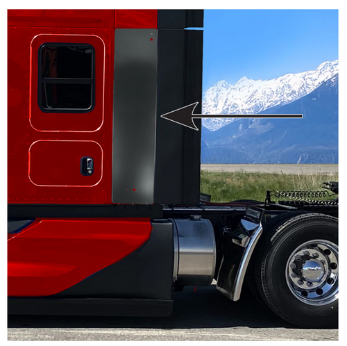 Lower Sleeper Fairing for Kenworth T680 2022/2023 Right Passenger Side