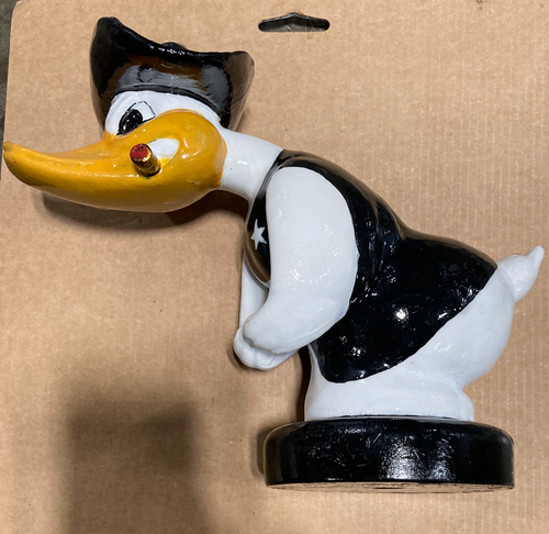 Pirate Duck Black AND White Ornament
