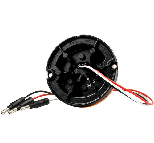 Amber/Clear Amber Super Star Watermelon Glass Lens Surface Mount LED Sealed Light