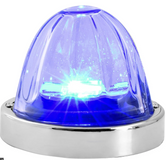 Blue/Clear Super Star Watermelon Glass Lens Surface Mount LED Sealed Light