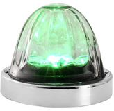 Green/Clear Super Star Watermelon Glass Lens Surface Mount LED Sealed Light