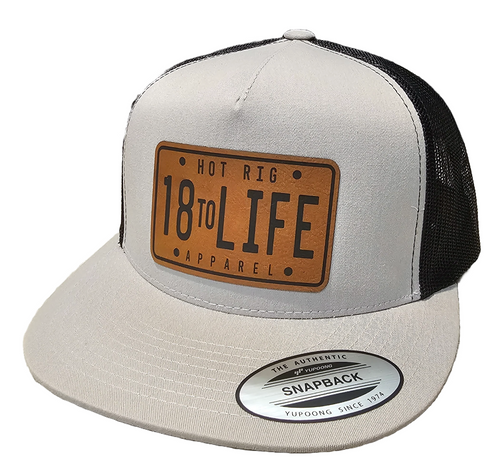 HATS, FLAT BILL SNAP HAT SILVER 18TOLIFE