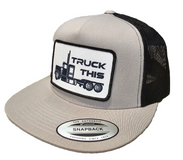 HATS, FLAT BILL SNAP HAT SILVER TRUCK THIS