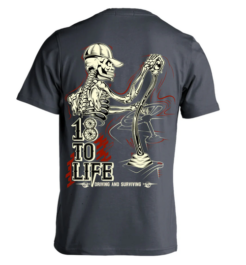 T-Shirt, Hot Rig, Skeleton Charc, Size M