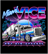 T-Shirt, Miami Vice, Size M