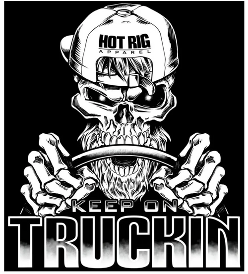 T-Shirt, Hot Rig, Keep trucking, Size M