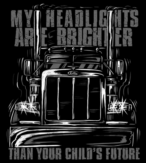 T-Shirt, Hot Rig, Headlights, Size L