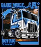 T-Shirt, Hot Rig, Blue Mule, Size L