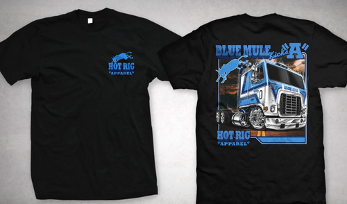 T-Shirt, Hot Rig, Blue Mule, Size M