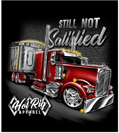 T-Shirt, Hot Rig, Not Satisfied, Size XL