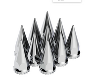 Screw On Lug Nut Cover 33Mm X 4-3/4 "Spike" 10/Cd