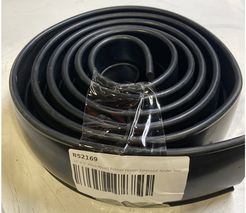 10' x 3" Blind Mount Rubber Fender Extension fender liner