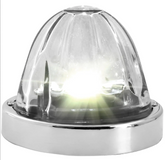 White Super Star Watermelon Glass Lens Surface Mount LED Sealed Light