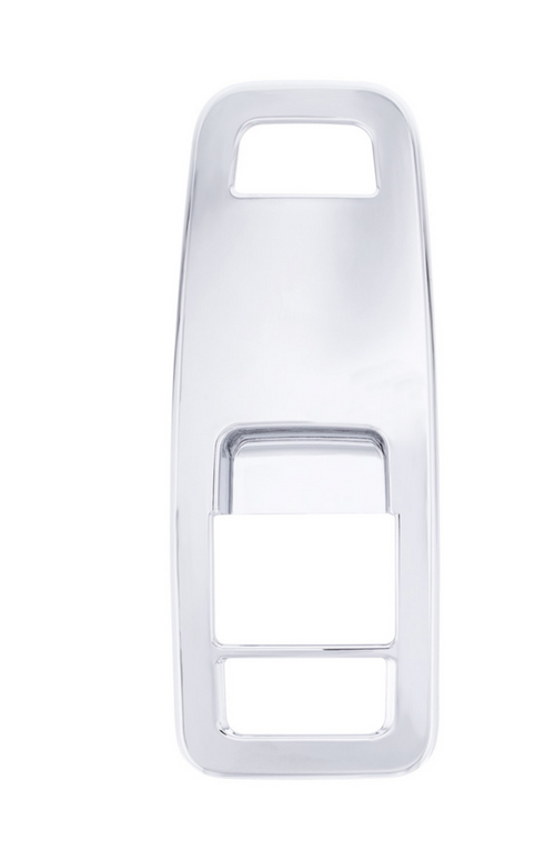 Chrome Plastic Door Switch Cover For 2013-2024 Kenworth T680-Driver (Without Power Mirrors)