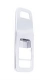 Chrome Plastic Door Switch Cover For 2013-2024 Kenworth T680-Driver (Without Power Mirrors)