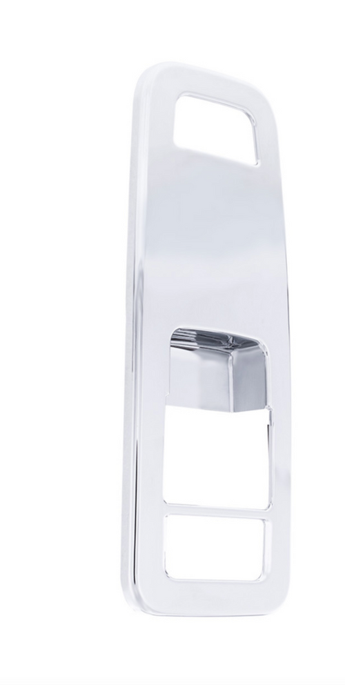 Chrome Plastic Door Switch Cover For 2013-2024 Kenworth T680-Driver (Without Power Mirrors)