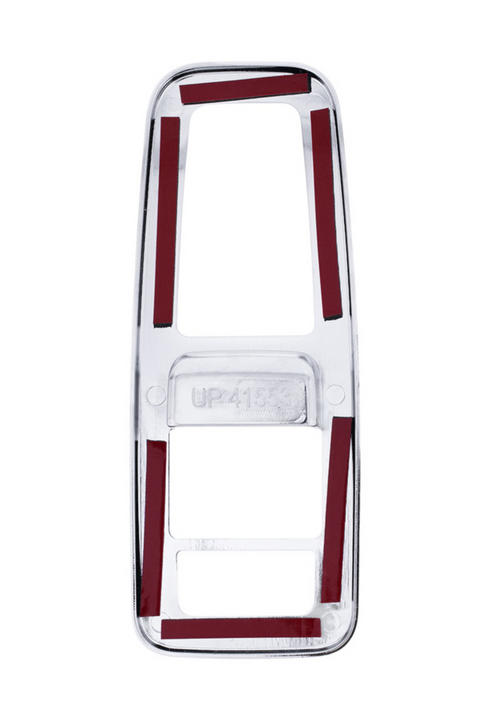 Chrome Plastic Door Switch Cover For 2013-2024 Kenworth T680-Driver (With Power Mirrors)