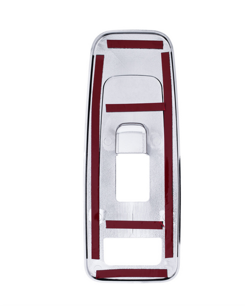 Chrome Plastic Door Switch Cover For 2013-2024 Kenworth T680-Passenger