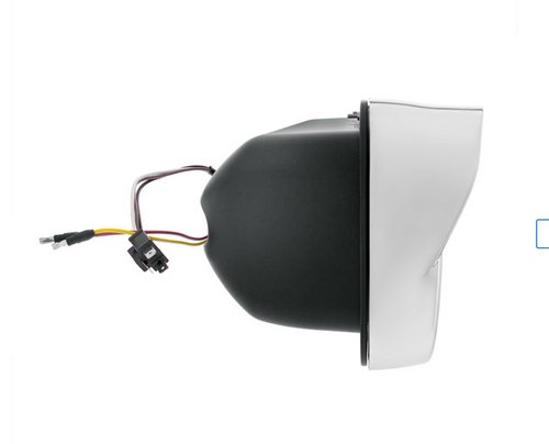 High Power Chrome LED Headlight With Turn Signal And Position Light-Driver