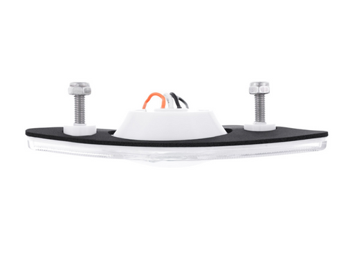 9 LED Competition Series Fender Light For 2007-2017 Kenworth T660 (Passenger) -Amber LED/Clear Lens