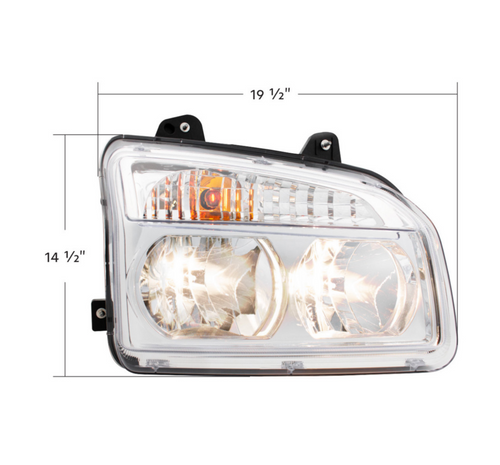 Headlight Assembly For 2015-2025 Kenworth T880-Passenger