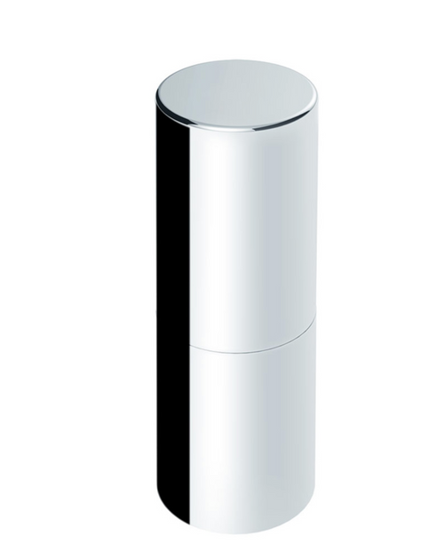 33mm X 6-1/2" Chrome Plastic Tall Cylinder Nut Cover - Thread-On (10 Pcs)