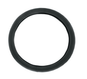 18" Leatherette Steering Wheel Cover-Black