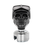 Skull Biker Gearshift Knob With 13/15/18 Speed Adapter - Black