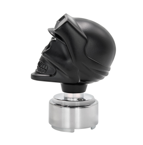 Skull Biker Gearshift Knob With 13/15/18 Speed Adapter - Black