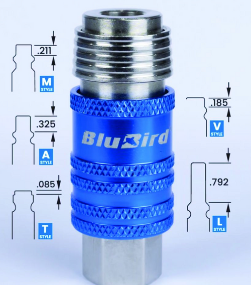 5-in-1 Coupler w/ 3/8" Female Thread