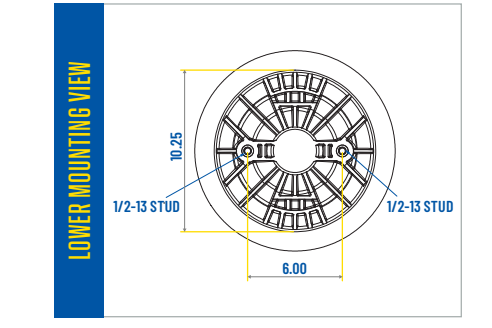Goodyear Rolling Lobe Air Spring Axel Link