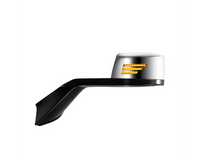 Chrome Hood Mirror Assembly With Sequential LED Turn Signal For 2018-2024 Volvo VNL - Driver